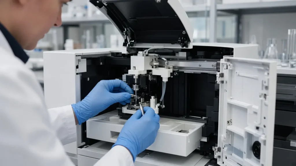 Autosampler needle-seat work